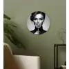 Vrouw - Lolly - Zwart Wandcirkel plexiglas klein -sfeer3