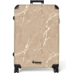 Beige - Marmer - Organisch - Wit NBS - Large koffer - Volwassenen Unisex groot -zzzzzzzzkaufland2