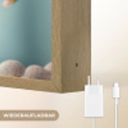 Konijn - Eieren - Mand Light Box met batterij (Wandlamp) middel -USP_websiteoplaadbaarDE