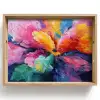 Bloemexplosie - Veelkleurig - Bewegend Dienblad Rechthoek middel -z3d_shopping