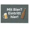 Bier - Quote - Groen Deurmat klein -zkaufland3d