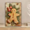 Kerstmis - Koekje - Poppetje - Speculaas canvas 2cm klein -sfeer1
