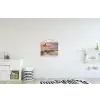 Zonsondergang - Duin - Strand - Planten - Zee textielposter latten blank klein -kinderkamer