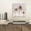 Palmbomen - Zonsondergang - Roze plexiglas 5mm klein -sfeer1