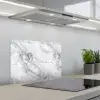 Wervelende - Grijsstructuur - Marmer - Wit keuken achterwand spatscherm klein 900 -3d_schuin