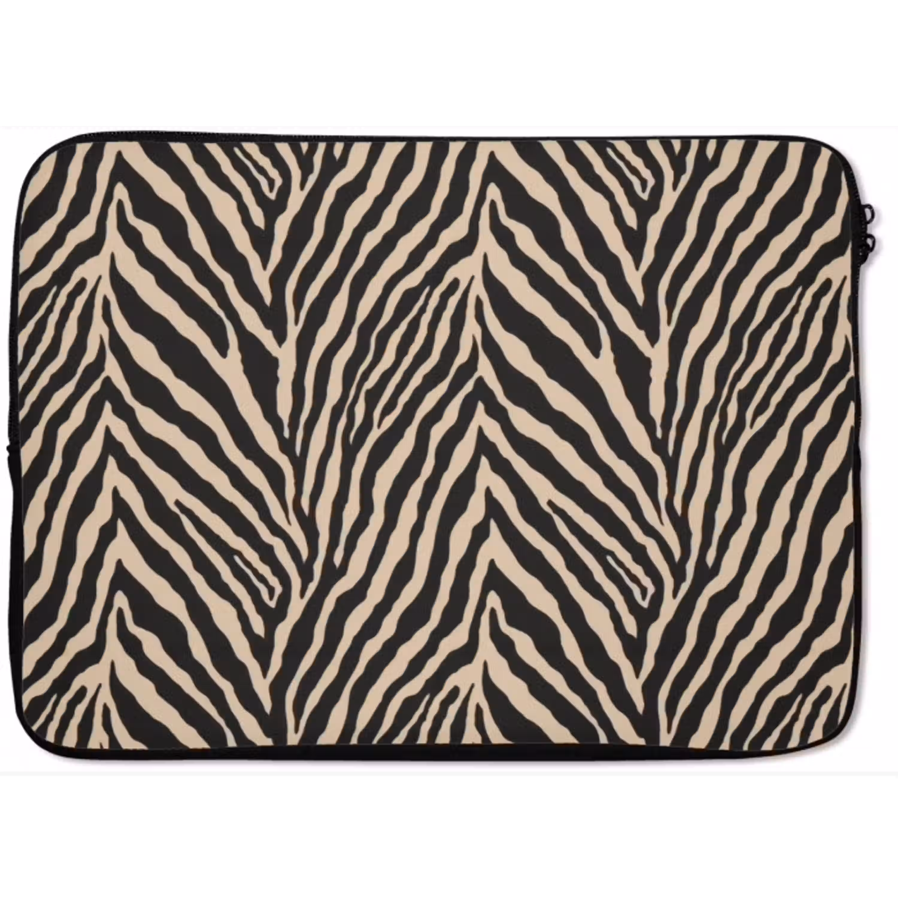 Zebra - Klassiek - Zwart laptophoes neopreen klein 279 -zkaufland3dotto