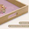 Noodles - Edelstenen - Stokjes - Roze Dienblad Rechthoek middel -USP_HandgreepNL