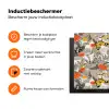 Tropisch - Zomer - Vlinder - Bloemen Inductie beschermer vinyl 3mm klein 276 -zzzzzzz-td-ups