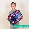 Neon nightcar Kinderkoffer - Zwart klein -sfeer4_NL