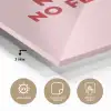 No rain no flowers - Minimalistisch - Roze - Bloem plexiglas 5mm klein -wsfeer2_DE
