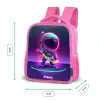 Space hockey Kinderrugzak - Roze middel -productfoto_formaten