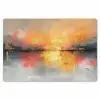 Modern - Abstract - Goud - Roze Placemat vinyl groot -zzsfeer1_Kitchenyeah-website