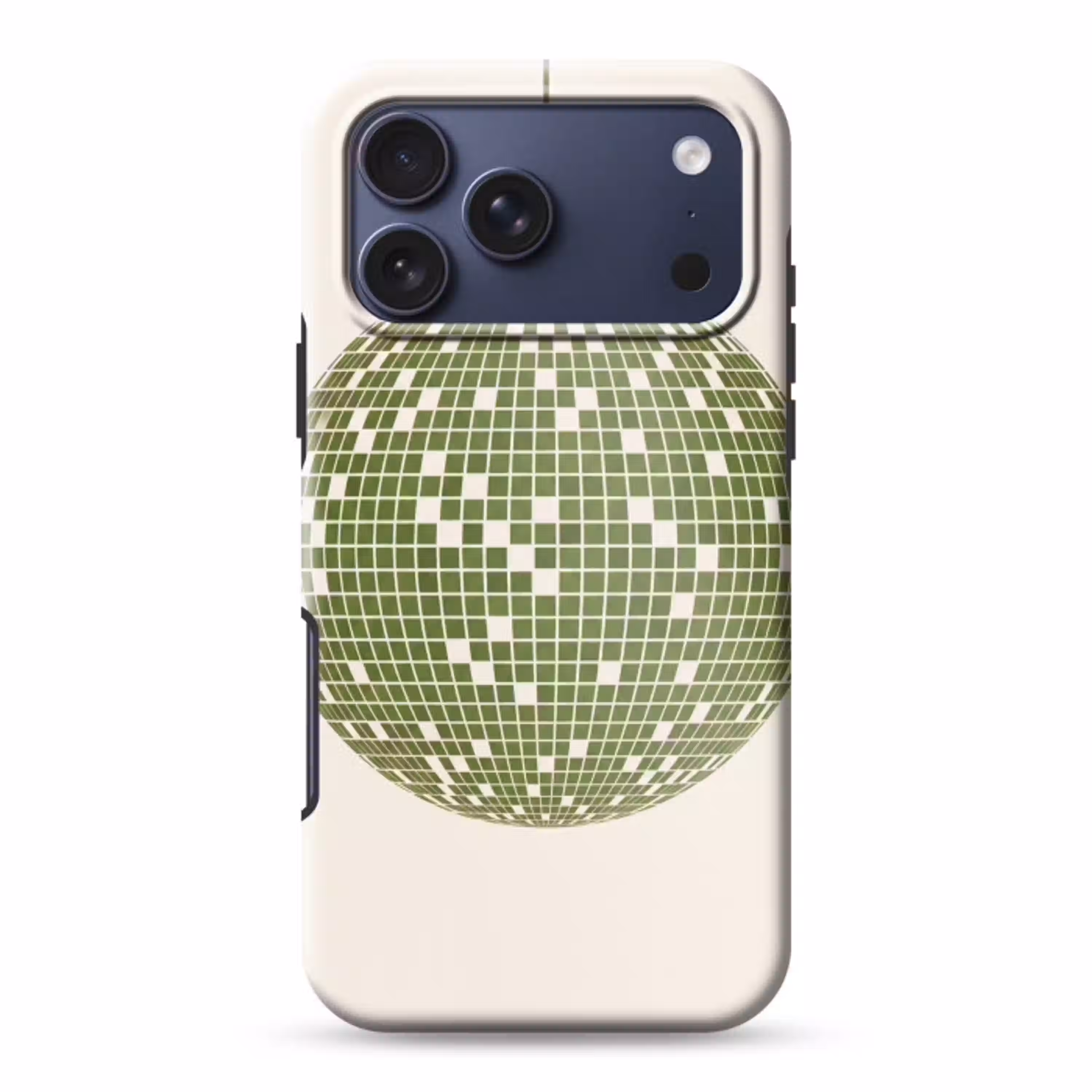 Disco - Bal - Groen - Abstract - Modern Toughcase MagSafe Apple iPhone 17 Pro Max klein -3d