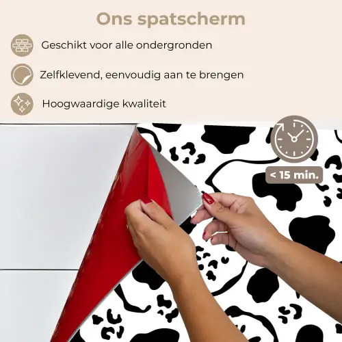 Vormen - Lijnen - Grafisch keuken achterwand spatscherm klein 900 -spatscherm_NL