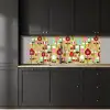 Patronen - Bloemen - Kleuren keuken achterwand 2 middel 871 -sfeer1