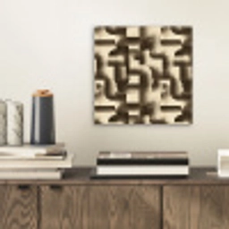 Abstract - Retro - Zwart aluminium wit klein 46 -sfeer1