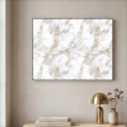 Gouden aders - Marmer - Wit Textielframe zwart klein 947 -sfeer2