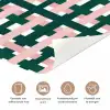 Vlechtpatroon - Groen - Roze - Grafisch deurposter klein 289 -closeup_NL