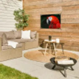Dieren - Vogel - Papegaai tuinposter los doek klein -sfeer4