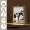 Vrouw - Paard - Artistiek Light Box met kabel (Tafellamp) klein -USP_FR