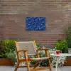 Vloeiend - Verfstrepen - Kleuren Tuinposter op houten frame 2 cm dik klein 845 -sfeer3