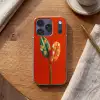 Bladeren - Ovaal - Mozaïek - Patroon Telefoonhoesje iPhone 17 Pro klein -sfeer1