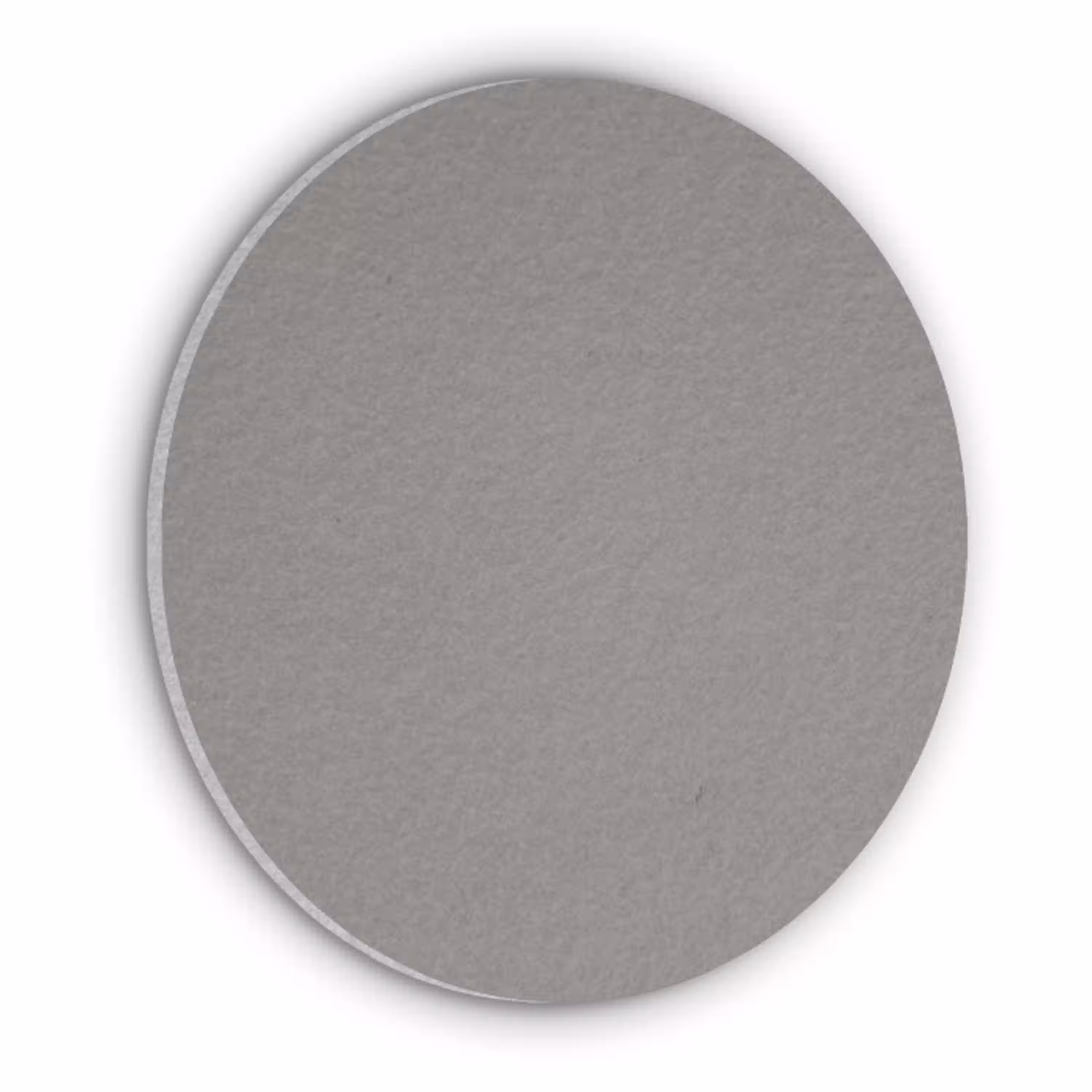 Mineral - Grey - Grijs Akoestische PET Vilt - Rond klein 838 -3d