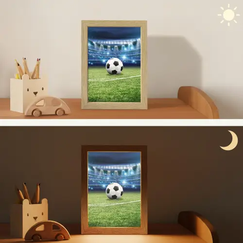 Voetbal - Stadion - Bal - Jongens Light Box met kabel klein -sfeer3_kind