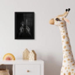 Bestek - Zwart - Wit fotolijst zwart zonder passe partout klein -usfeer4_kinderkamer