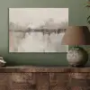 Moderne kunst - Abstract - Beige PET vilt klein -sfeer2
