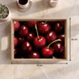 Rood - Fruit - Kersen Dienblad Rechthoek middel -USP_Formaat