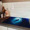 Walvis - Vissen - Donkerblauw Inductie beschermer vinyl 3mm klein -sfeer3