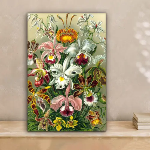 Planten - Natuur - Bloemen - Ernst Haeckel canvas 2cm klein -sfeer1