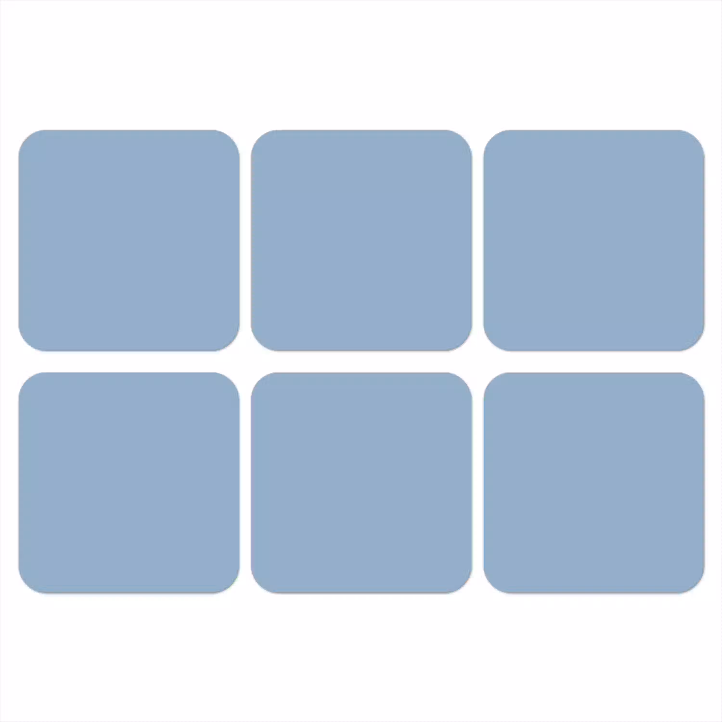 Dusty - Denim - Blauw onderzetter kurk middel 366 -3d