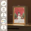 Feestvreugde - Winterbos - Kleurrijk Light Box met kabel (Tafellamp) klein -USP_NL