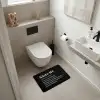 Quotes - Gäste-wc - Definitie - Zwart - Spreuk WCmat klein -sfeer1