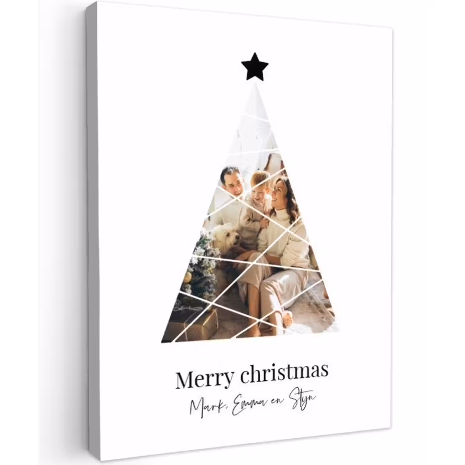 Gepersonaliseerd canvas schilderij - Christmas - Collage