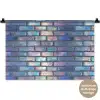 Metallic - Bakstenen - Glans - Kleuren Wandkleed katoen klein 269 -t3d_DE
