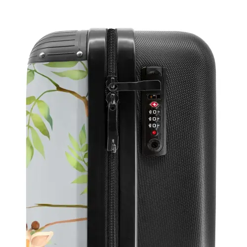 Diertjes in de jungle Koffer - NBS - Handbagage middel -slot