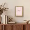 Nice - Strepen - Roze Light Box met kabel (Tafellamp) klein -sfeer2