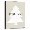 Kerstboom - Japandi - Christmas - Beige Textielframe zwart klein -3d