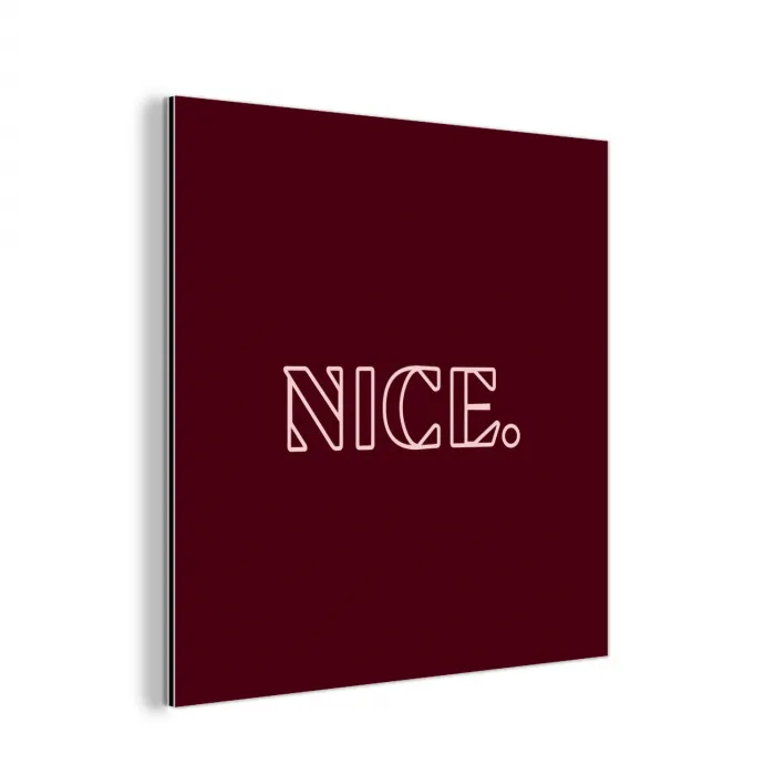 Bordeaux - Nice - minimalistisch aluminium wit klein -3d
