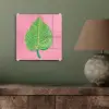 Illustratie - Blad - Minimalistisch - Groen plexiglas 5mm klein -sfeer3
