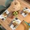 Pannenkoeken - Banaan - Siroop - Wit - Beige Placemat vinyl groot -zzsfeer5_Kitchenyeah-website