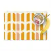Geometrisch - Patroon - Geel - Roze Placemat vinyl groot 368 -zzzproduct_Kitchenyeah-website