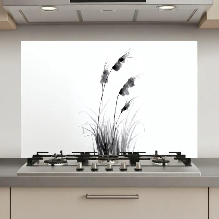Minimalistisch - Stelen - Wit keuken achterwand spatscherm klein -3d_website