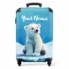IJsbrand ijsbeer NBS - Handbagage koffer - Kinderen Unisex middel -productfoto_recht