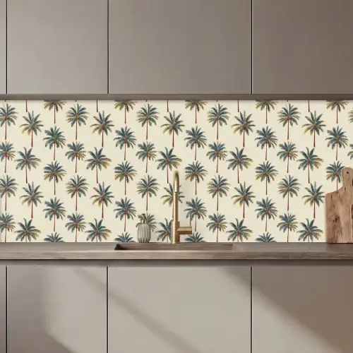 Palmbomen - Tropisch - Groen keuken achterwand 2 middel 871 zz_3dshopping