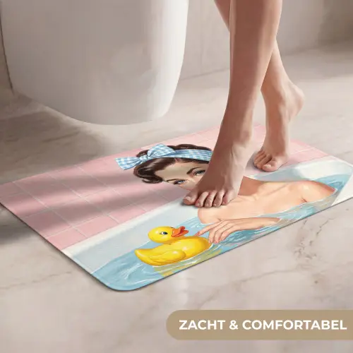 Badkamer - Eend - Blauw WCmat klein -USP_ZachtNL