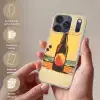 Bierfles - Zonsondergang - Palmbomen - Zee Telefoonhoesje iPhone 17 Pro klein -sfeer3_NL
